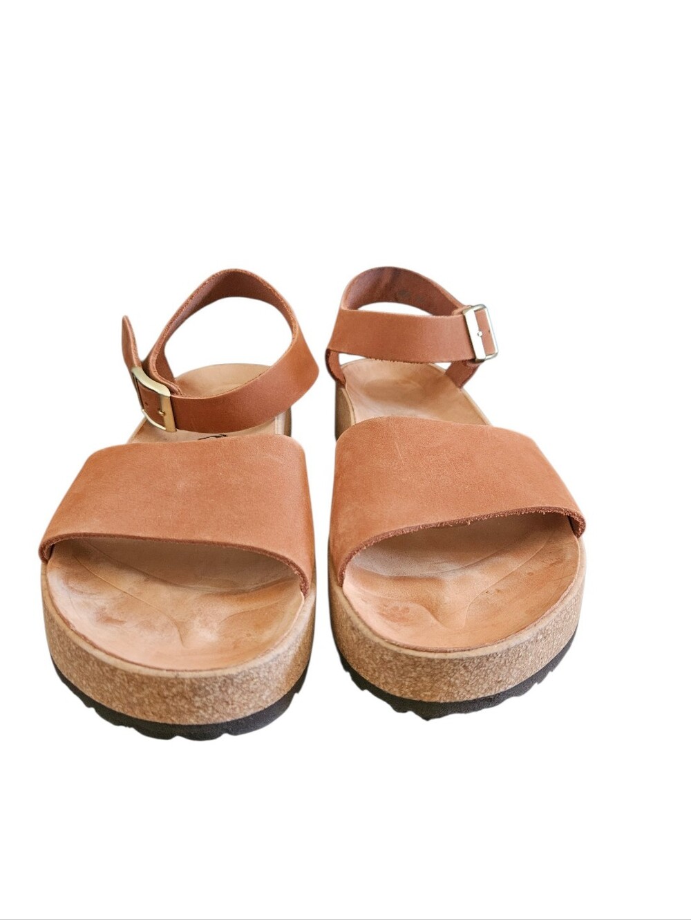 Papillio by Birkenstock Glenda Platform Wedge Sandal In Pecan Size 40 (9)